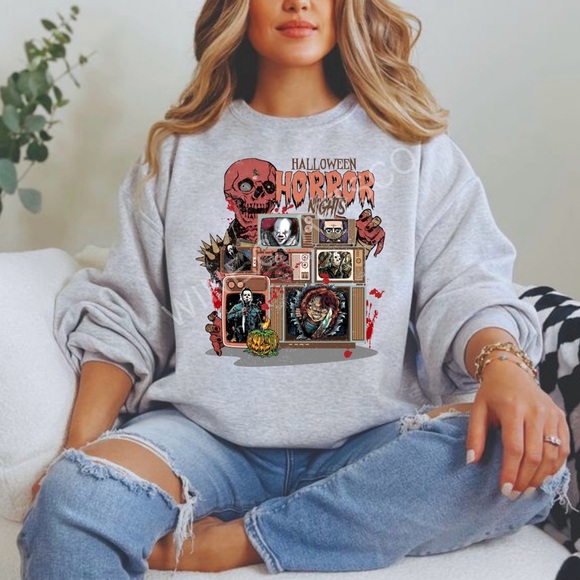 Horror Nights Crewnecks (Unisex) - Picture 1 of 3